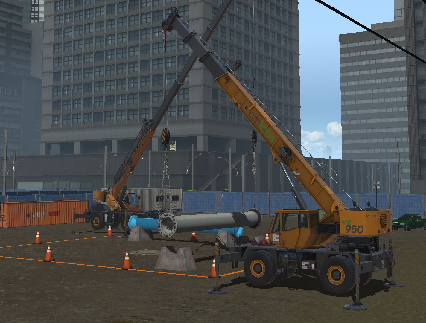 tandem crane lift plan